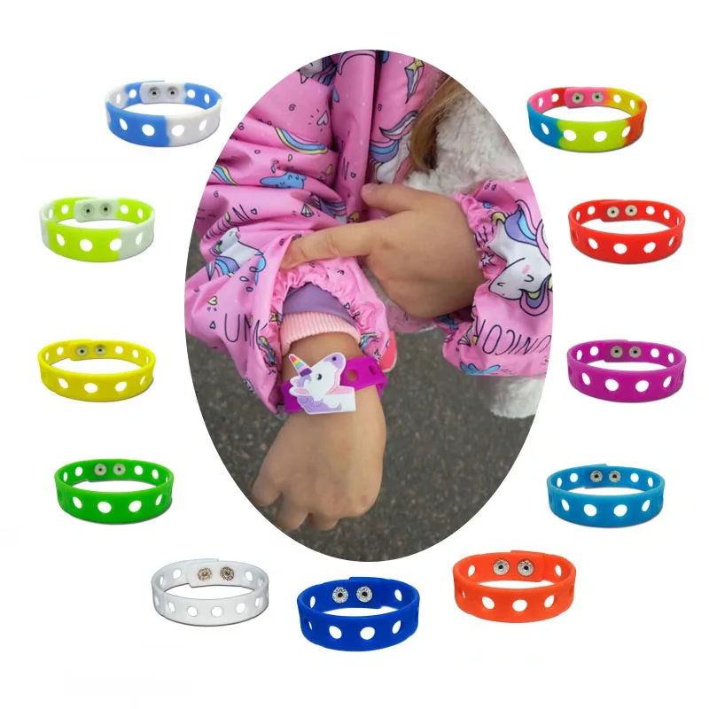 

18cm custom multicolor soft rubber silicone wristband colorful silicone bracelet with holes for wholesale Via DHL/Fedex