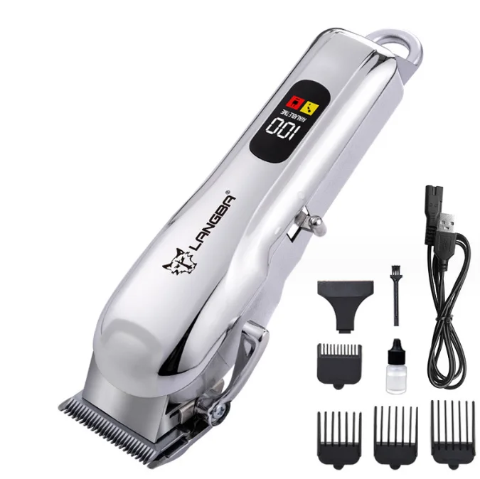 2024 Wholesale Dog Clippers Cordless and Portable Pet Hair Trimmer Clippers Pet Grooming Kit Low Noise Dog Cats Hair Clippers
