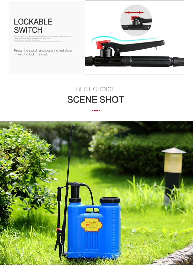Seesa 15 Liter Manual Types Of Knapsack Weed Sprayer For Plants