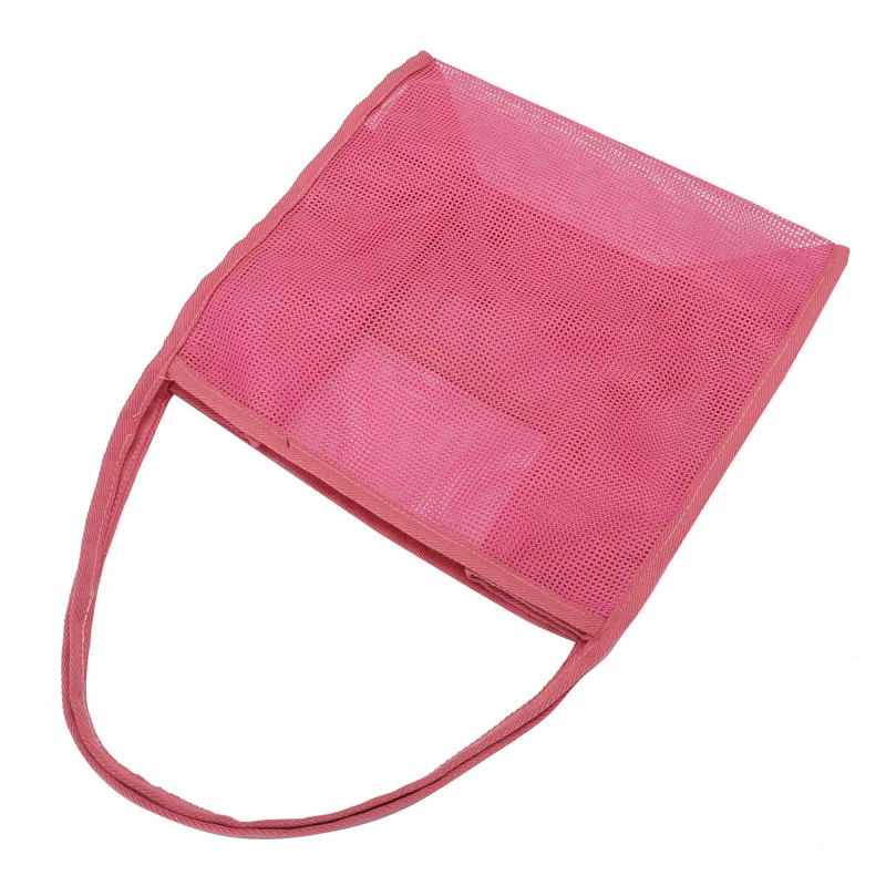 

Summer Korean Children's mesh net shopping Tote One shoulder bag large capacity Beach Bag for kids, Customized color