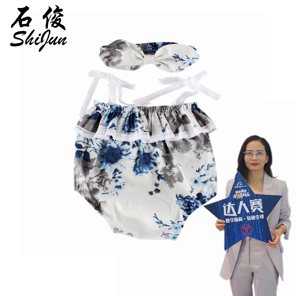 
Shijun Sweet Baby Romper Linen Baby Clothes 