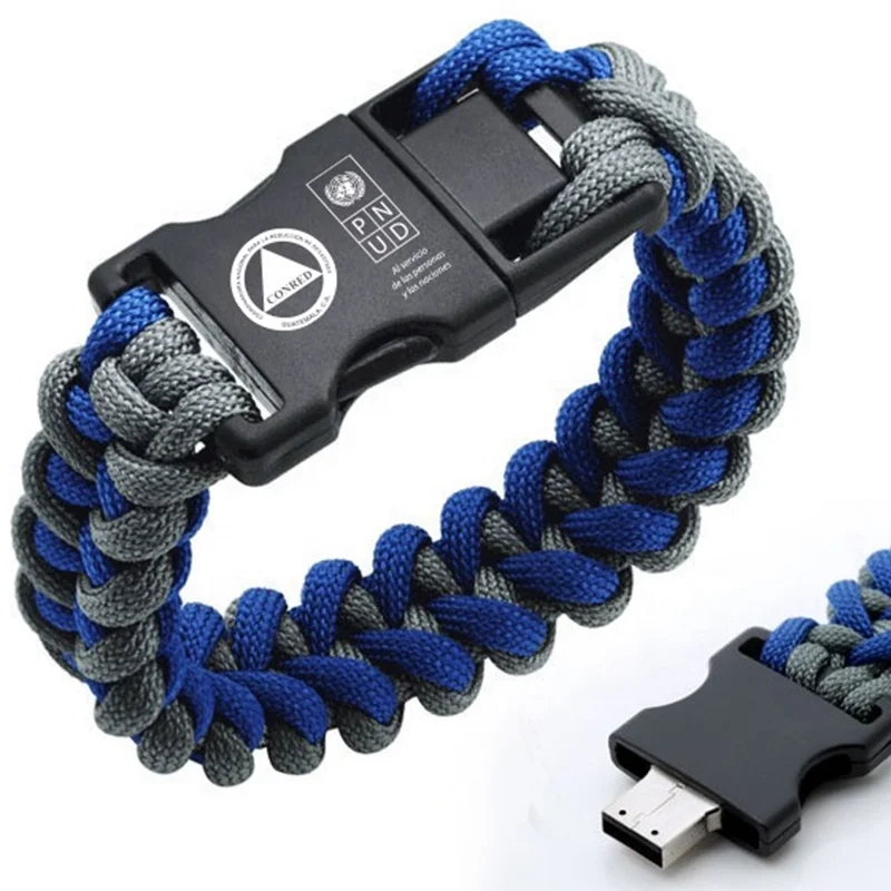 

Newest Factory Wholesale Custom logo Braided Wrist Band Bracelet USB Flash Drive with 1G 2G 4G 8G 16G 32G 64G 128G