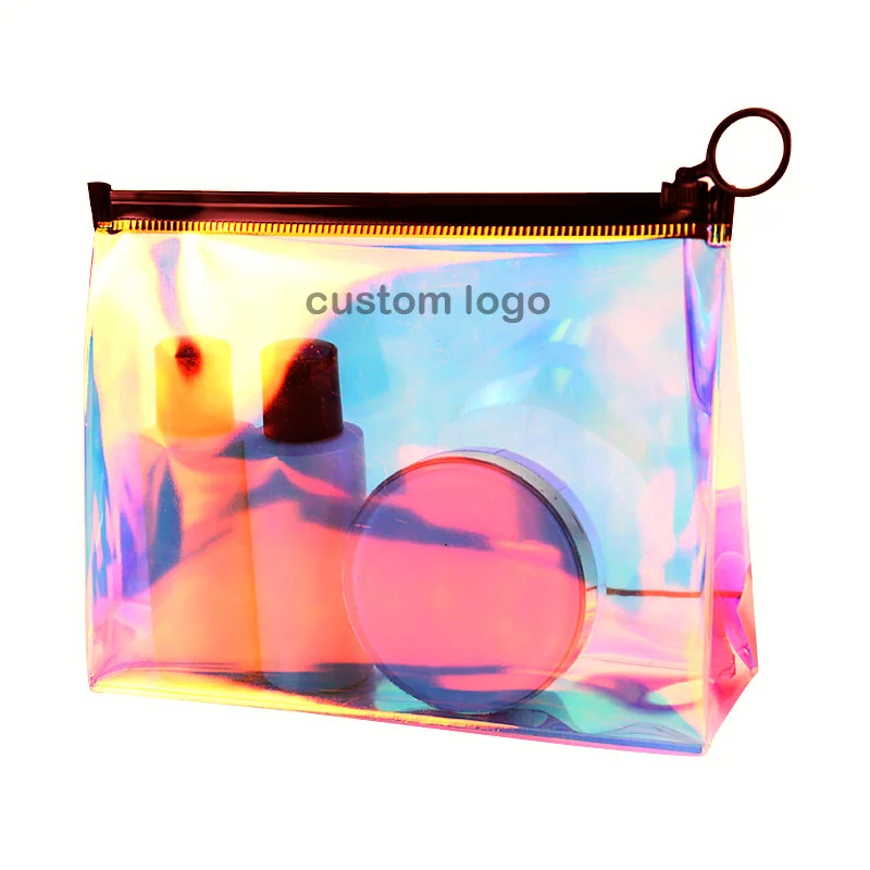 

Wholesale Clear TPU PVC Laser Holographic Cosmetic Bag