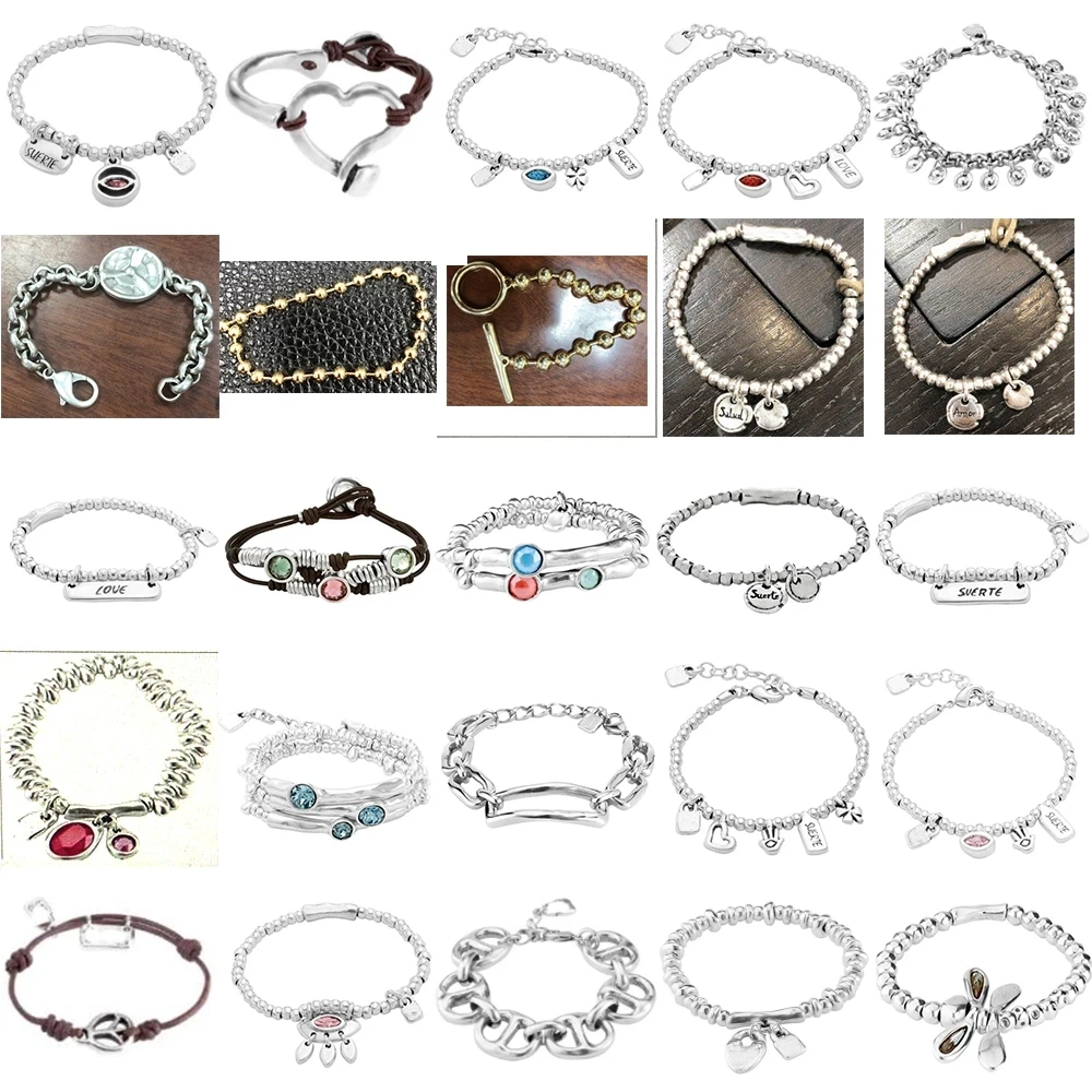 

2021 New Fashion 925 Silver Plated Lock and No Lock Fashion Charm Beaded Bracelet Have Logo Free Wholesale Shipping
