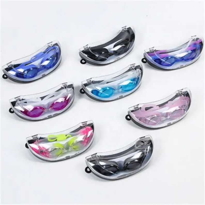 

Anti-fog Silicone Adult Wide Field PC Lens Swimming Glasses, 8 colors