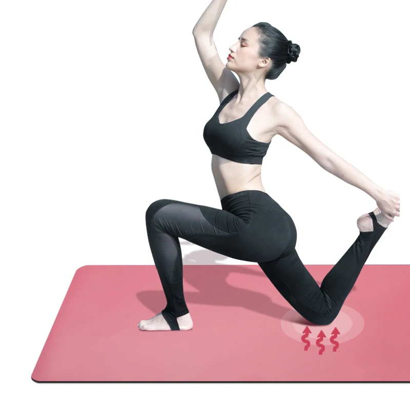 

68cm Polyurethane Yoga MattNatural Rubber PU Leather Yoga Mat with Factory Price