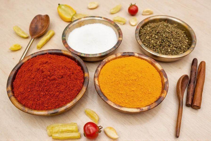 Wooden spice box