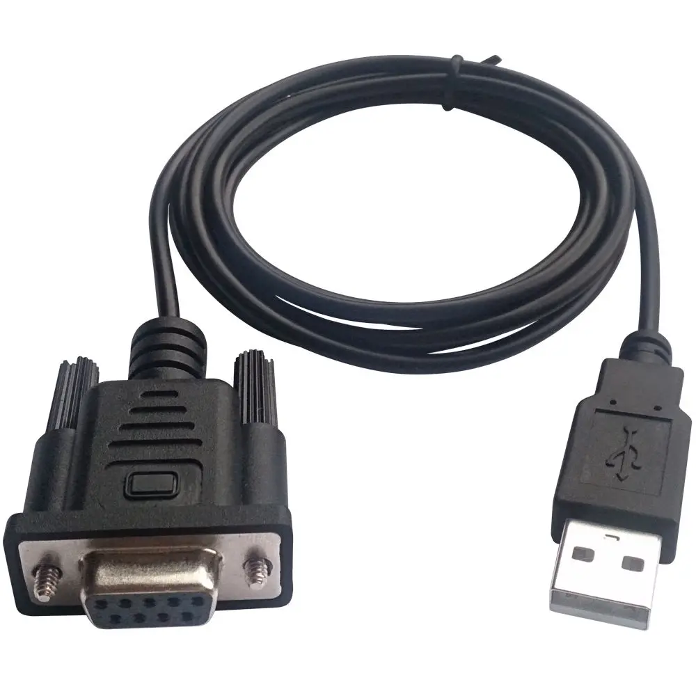 Rs232 9pin Db9 Male To Female Gender Changer Adapter Converter Usb 2.0