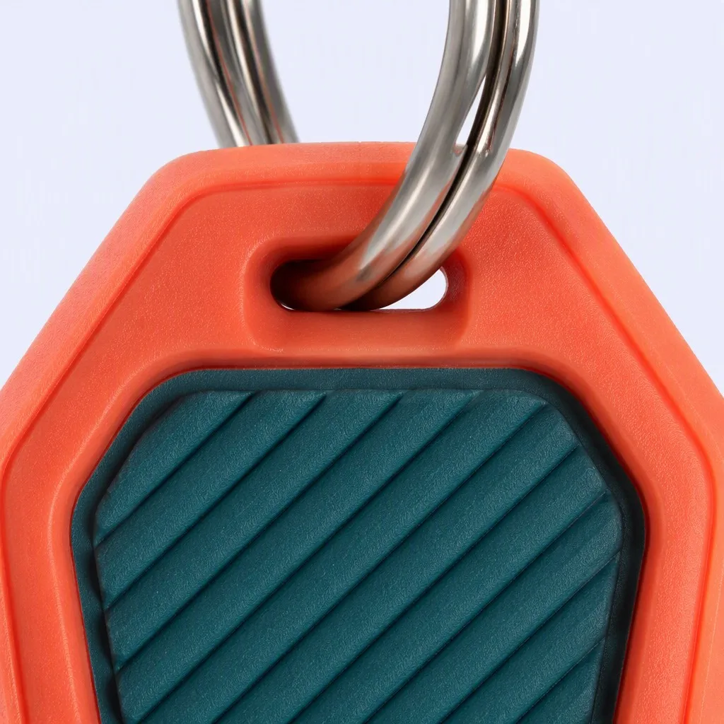 PVC keychain close-up front