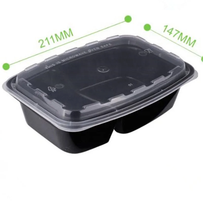 

China Supplier 2 Compartments 36 Ounce Meal Prepping With Lids To Go Container