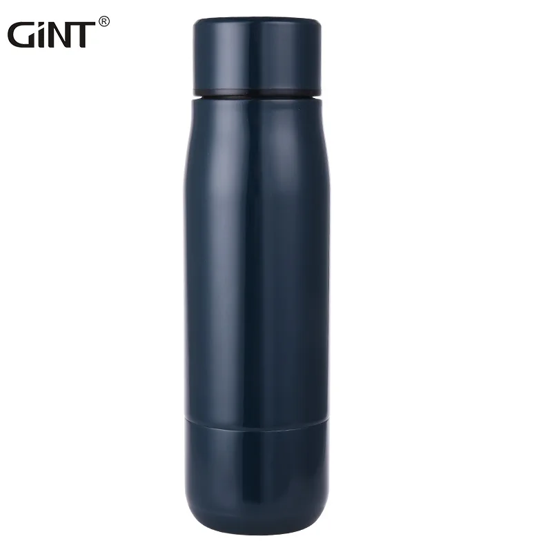 

Whole Black Customer Logo Portable Sports Gym Hot Cold Drinking Water Bottle