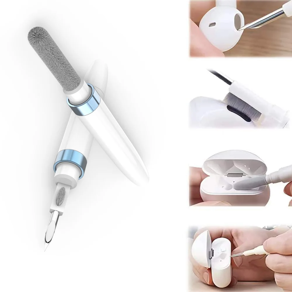 

For Airpod Pro Earphones Case Cleaning Tools Multi Function Soft Brush Cleaning Pen Earbuds Cleaning Pen Cleaner Kit