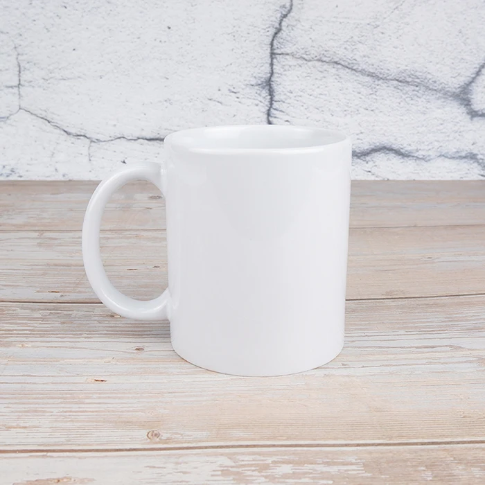 

Wholesale Cheap Sublimation Blanks Mug 11oz Plain White Subliamtion Ceramic Mug, Customized color