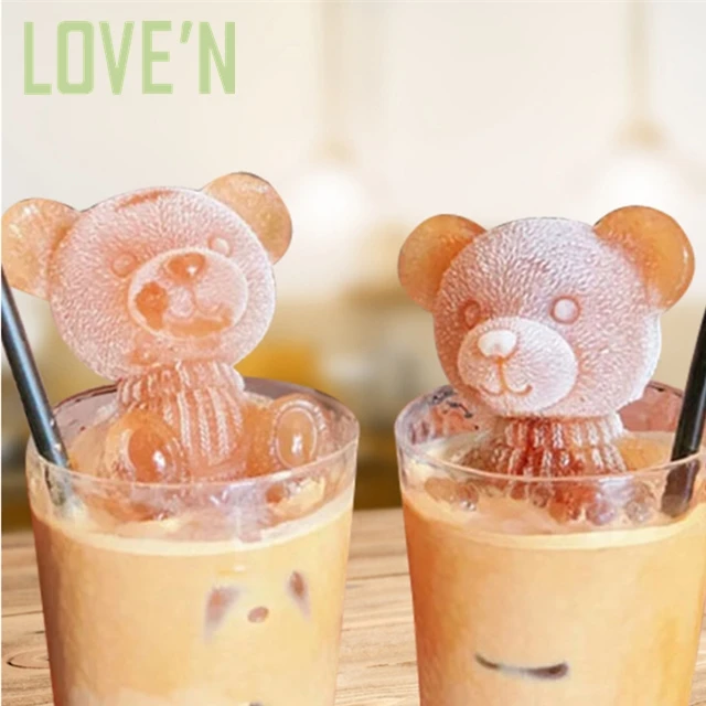 

LOVE'N china LV035B eco 3d cake mould teddy bear ice mold silicone molde de baking tools