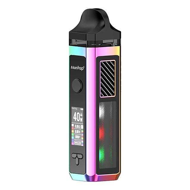 

5-40W adjustable vape 6ML cartridge electronic cigarettes vape pod box mod
