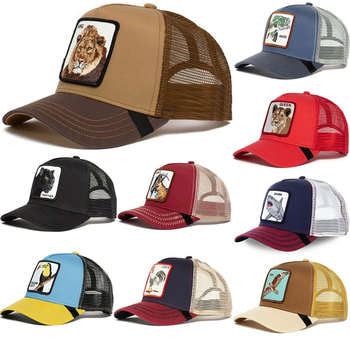 mesh Fabric rope snapback hat 5 panel nylon rope unstructured snapback cap  foam mesh sport outdoor rope trucker hat