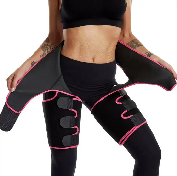

2021 Hot Sale 3 in 1Waist and Thigh Trimmer Butt Lifter Shaper for Workout Training Fitness Shapewear Body Shaper Belt
