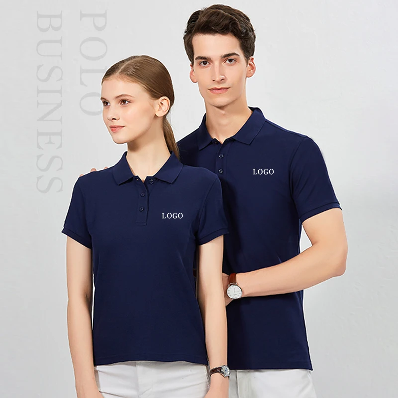 

Factory Price Free Customs Logo Plain 100% cotton Knitted Fabric O-Neck Short Sleeve Men and Women Polo Shirt, Customized color