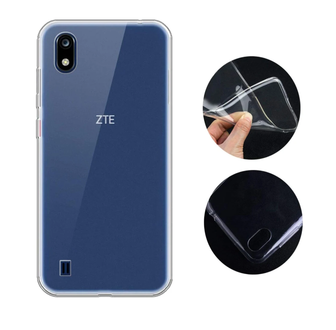 

For ZTE A3 A5 A7 2020 Case, Ultra Thin Transparent Clear Soft Silicone Tpu Phone Case For ZTE V10 Vita A3 A5 A7 2019 Back Cover, 9 colors