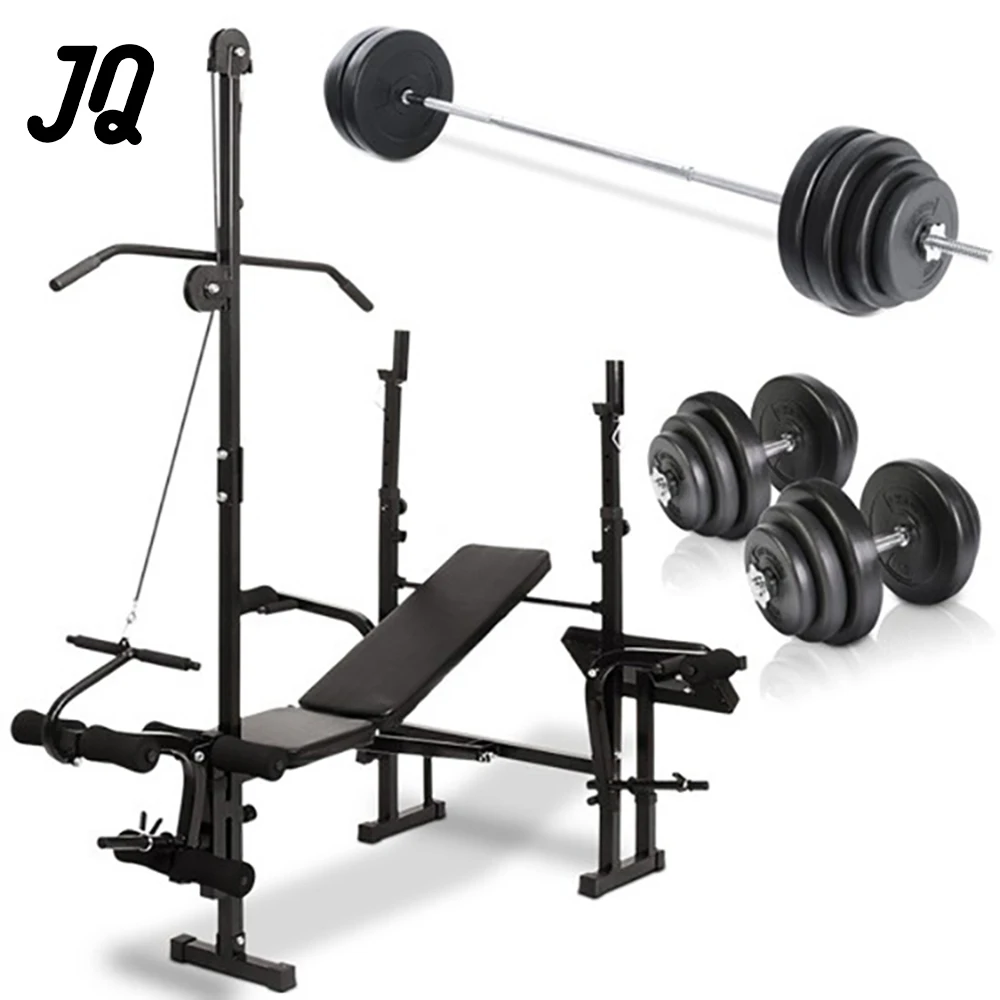 

Hot flat bench press Home Fitness Equipment Bench Press gym equipment commercial, Black