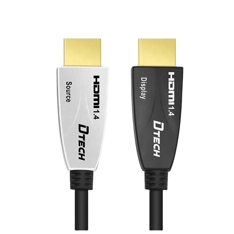 

Hot-sale custom OEM gold-plated interface high-speed transmission 1080p HD 3d 4k fiber optic 1m HDMI cable