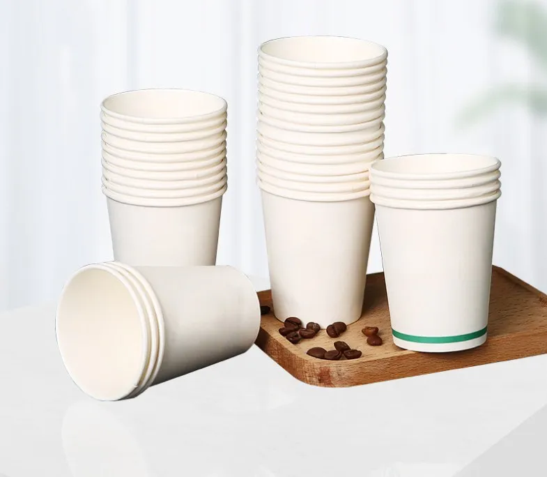 

Disposable PLA biodegradable and customizable LOGO thickened paper cup