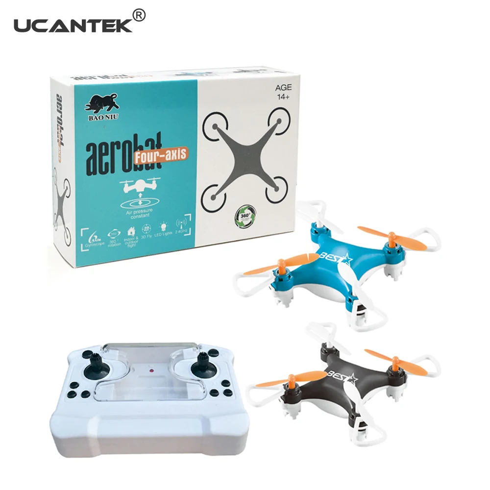 

2.4GHz Portable Pocket Mini RC Quadcopter Drone with Altitude Hold 3D Flips For Kids and Beginner