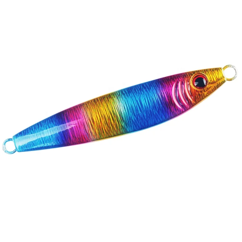 

Slowly shake the iron plate and let it sink shore jigging lure saltwater fishing lures murray, 4 colors