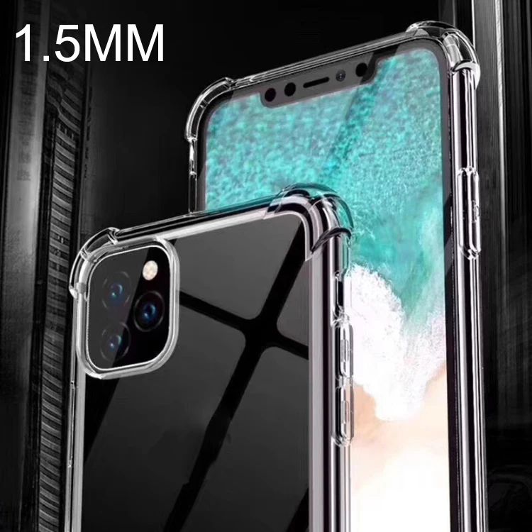

Perfect Camera Protection Hole 1.5MM Airbag Shockproof Soft TPU Clear Transparent Phone Back Cover Case For OPPO RENO Z