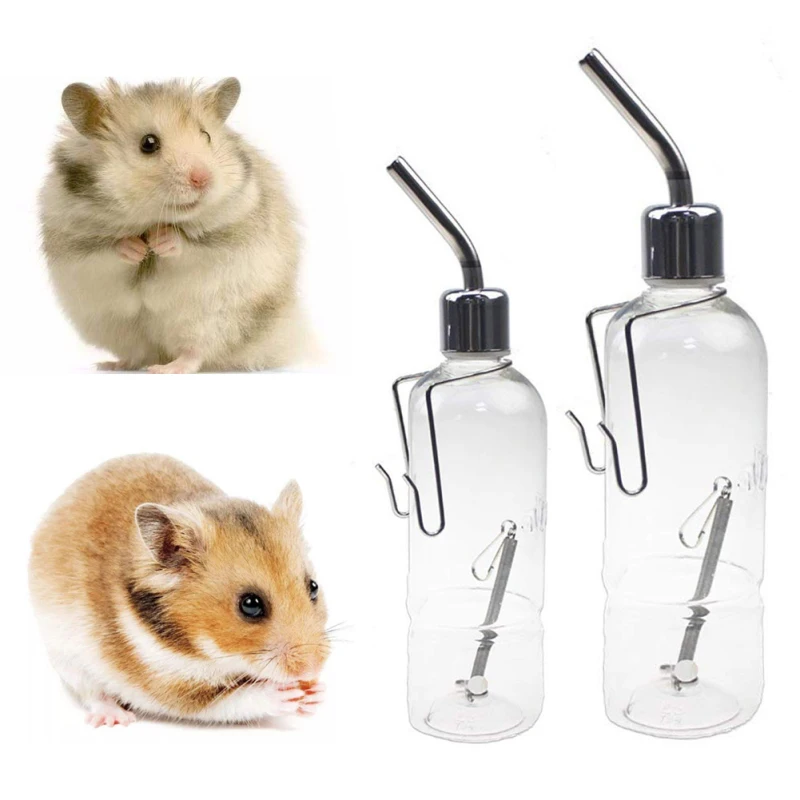 

350ML Large Rabbit Guinea Pig No Drip Hanging Hamster Water Bottle.