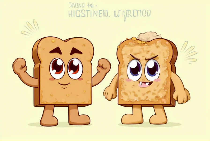 Wendell and Wenda Cinnamon Toast Crunch characters standing next to cereal box with smiling expressions