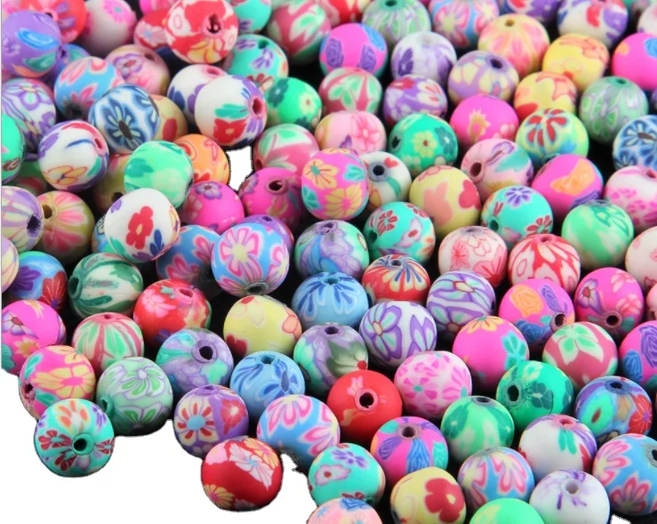 

DIY polymer clay butterfly loose beads for jewelry making butterfly flower heart eyes polymer clay beads jewelry accessories