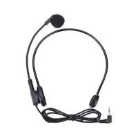 

Factory wholesale Portable Mini Microphone Wired Headset Collar condenser wired teach mic for classroom