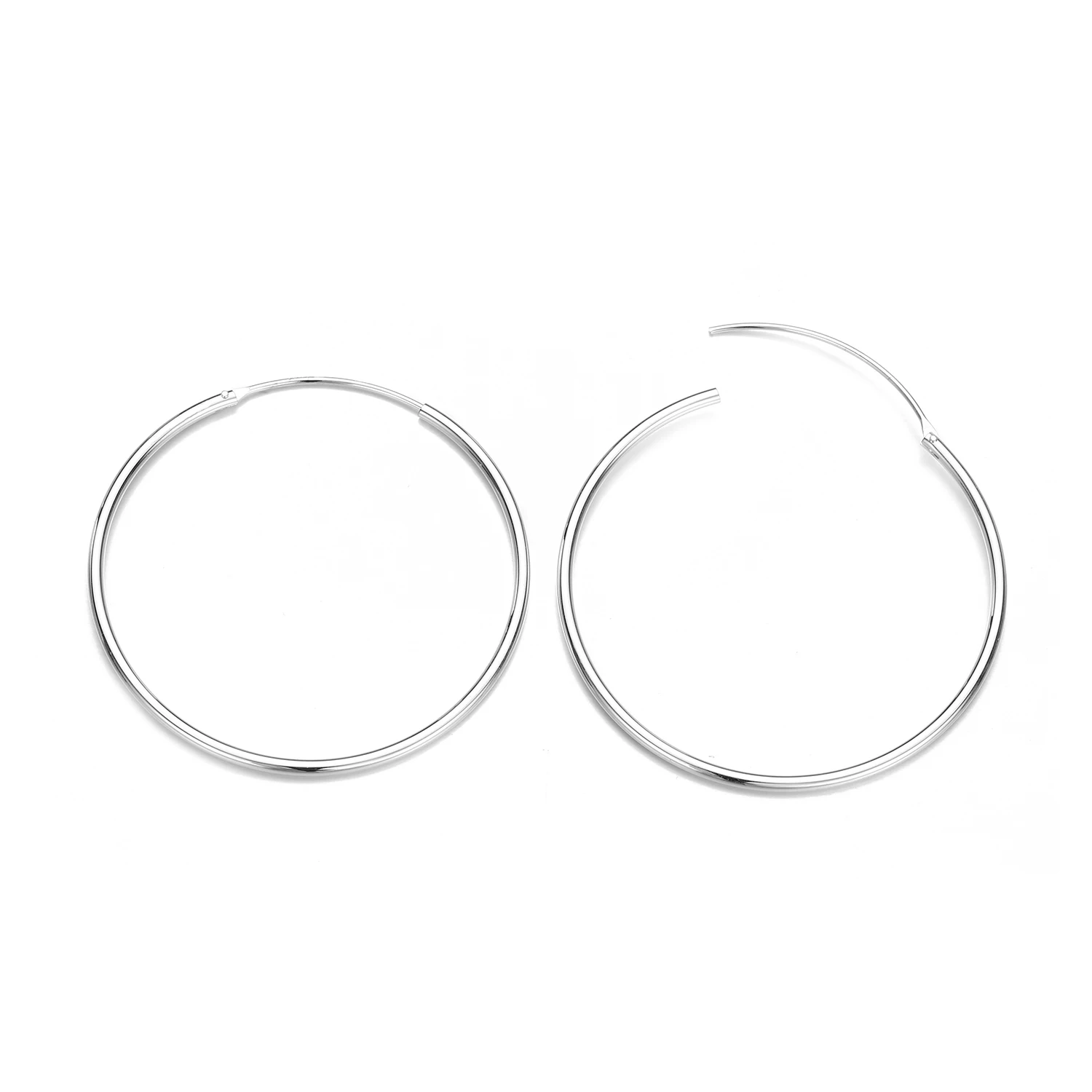 

Hypoallergenic Vintage Stainless Steel Dainty Jewelry Women Bulk Earrings Wholesale Handmade Girls Circle Round Drop Earrings