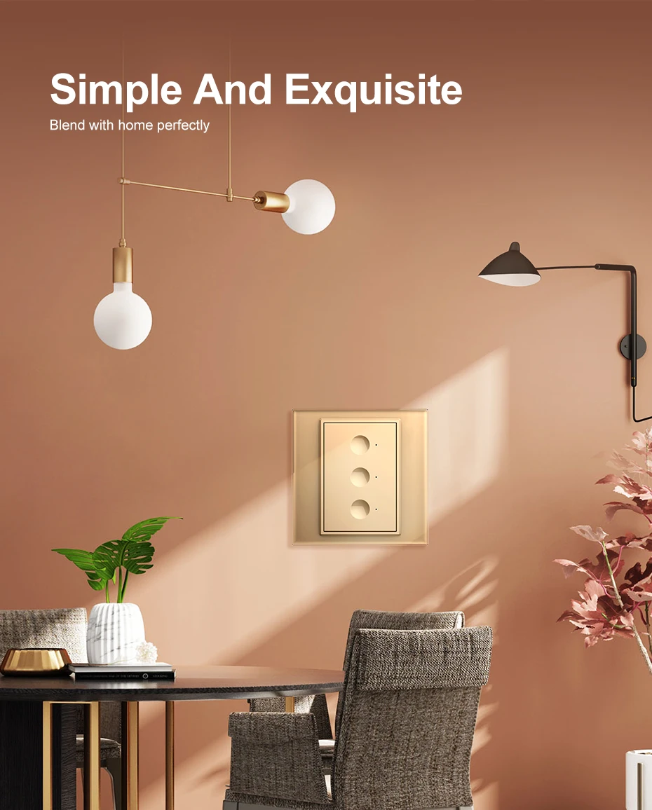 Livolo UK Smart Alexa Google Home Automation System 1 Gang Zigbee Touch Module Wall Switch - ANKUX.COM