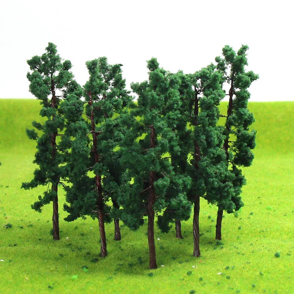 

D9035 Model Train Railroad Layout HO Scale 85mm Iron Wire Model Tree Street Tree Artificial