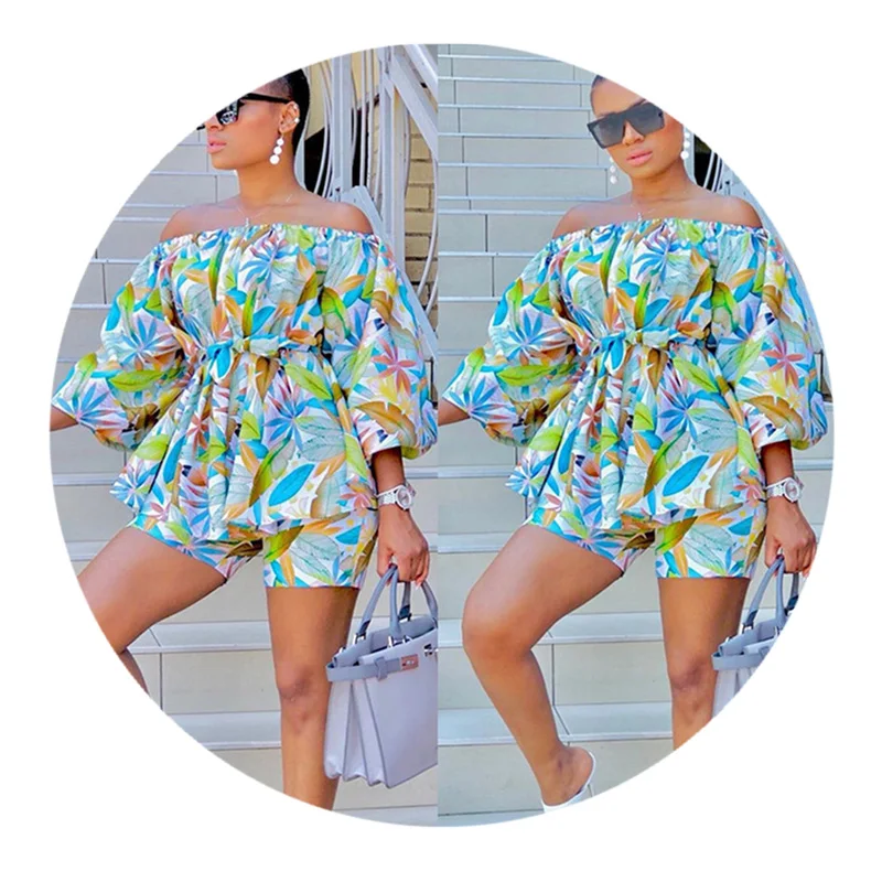 

OXGIFT Wholesale two piece set plus size women clothing 2021 summer