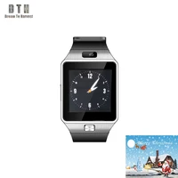 

2020 Merry Christmas gift touch screen dz09 smart watch heart rate