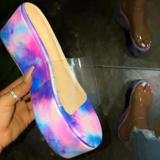 

2020 Ladies summer platform sandals new arrival women outdoor slippers flat shoes ladies shoes and women's sandals, Black/beige/color