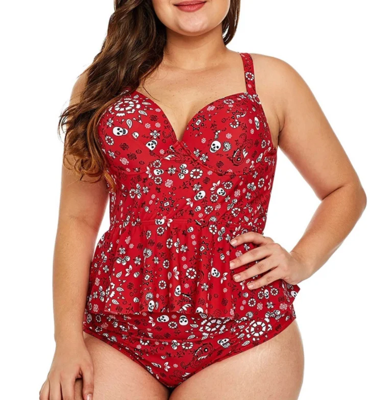 

Women's Bikini 2021 New Bikini Multicolor red Sexy Two Piece Ladies Swimwear, Accept customized
