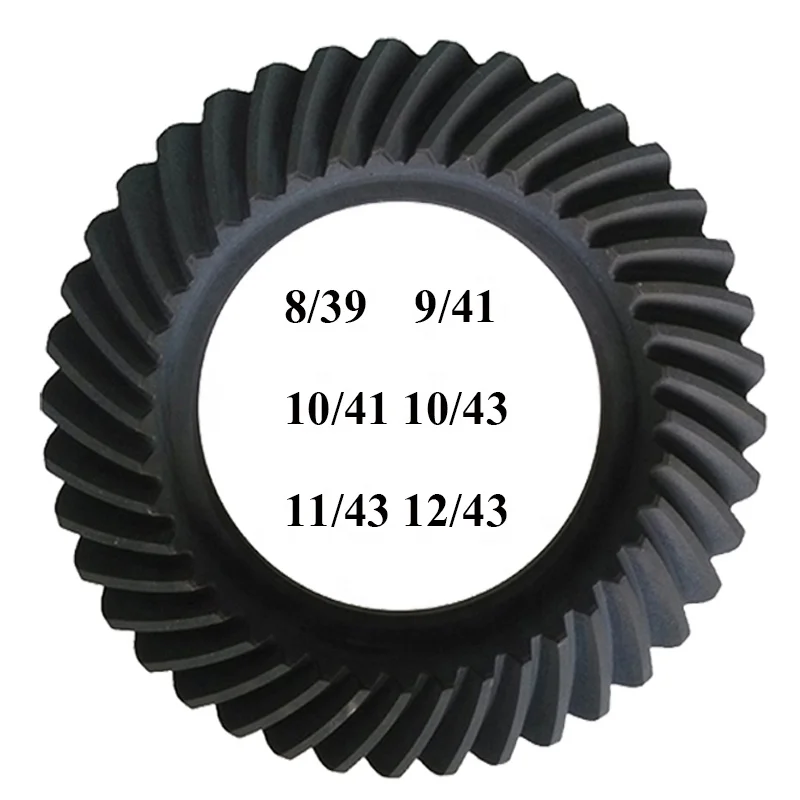 
Rear axle 8/39 9/41 10/41 10/43 11/43 12/43 ratio crown pinion gear for toyota hilux hiace differential gear set 