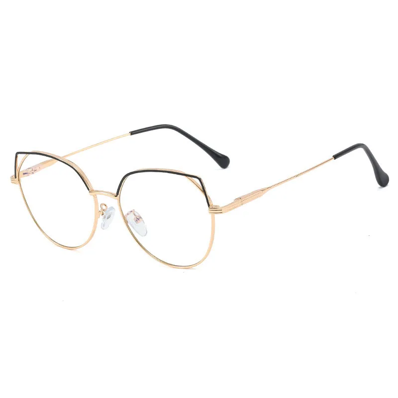 

New product 2021 custom logo metal frame optic reading glasses for computer glasses anti blue rays blue light blocking glasses