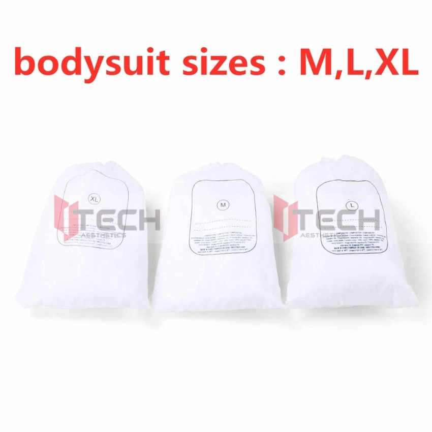 professional body suit for vacuum massage slimming machine bodysuit white color m,l,xl,xxl size