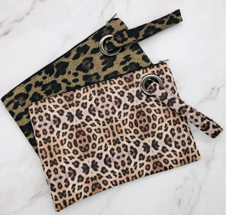 

Leopard print grab bag Snake cow print grab bag envelope bag, As shown