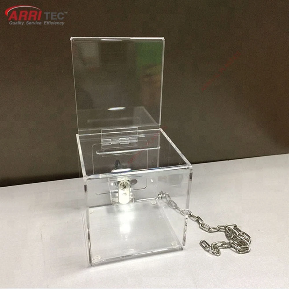 Acrylic Donation Box With Lock,Secure Donation Box Buy Acrylic