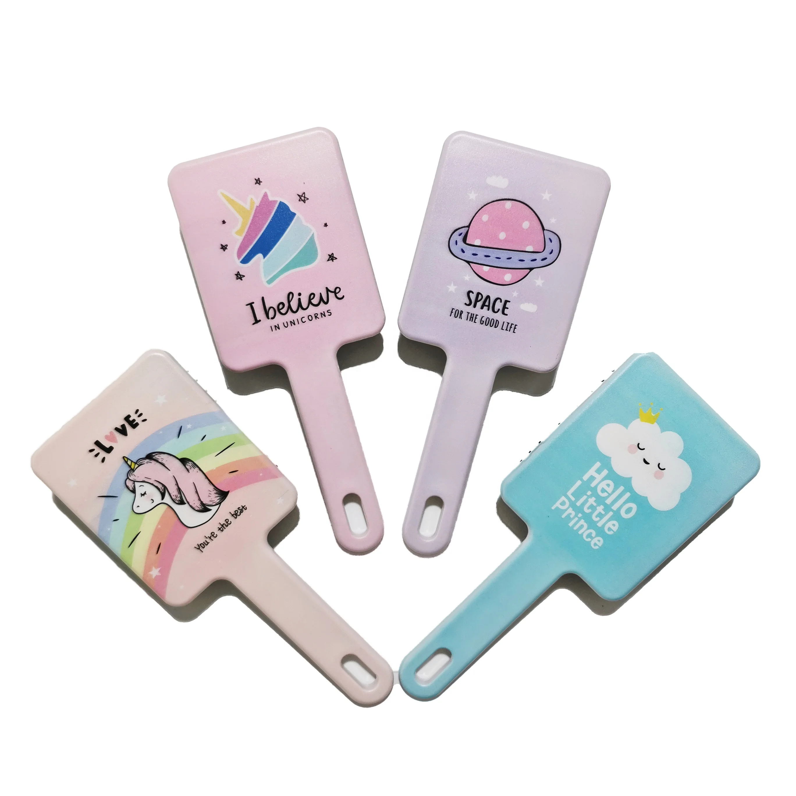 

Free Sample Square Cushion Customize Hairbrush Cartoon Large Size Hairdressing Hairbrush Home Use Private Cepillos Acolchados, Customized color