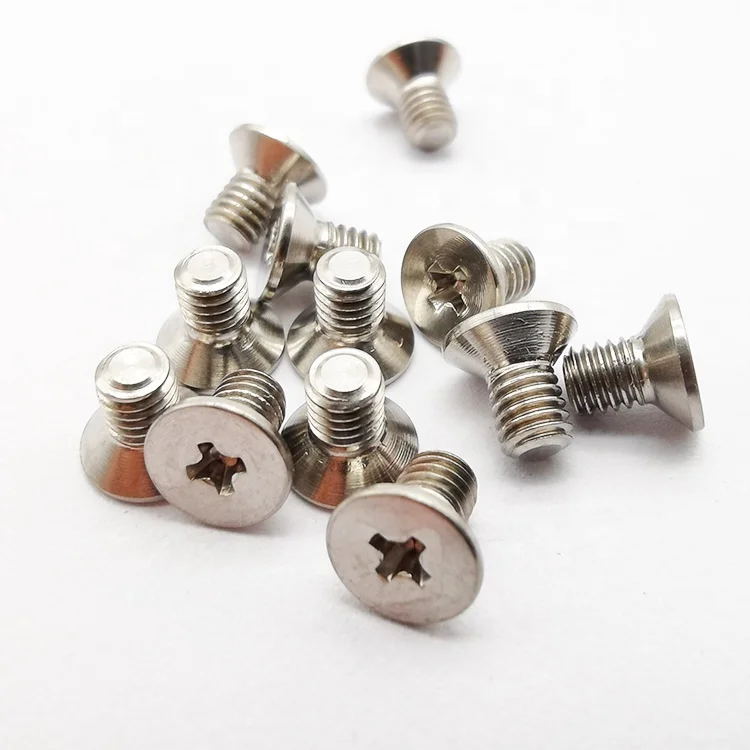 

Gr5 DIN7991 titanium cross recessed countersunk screw