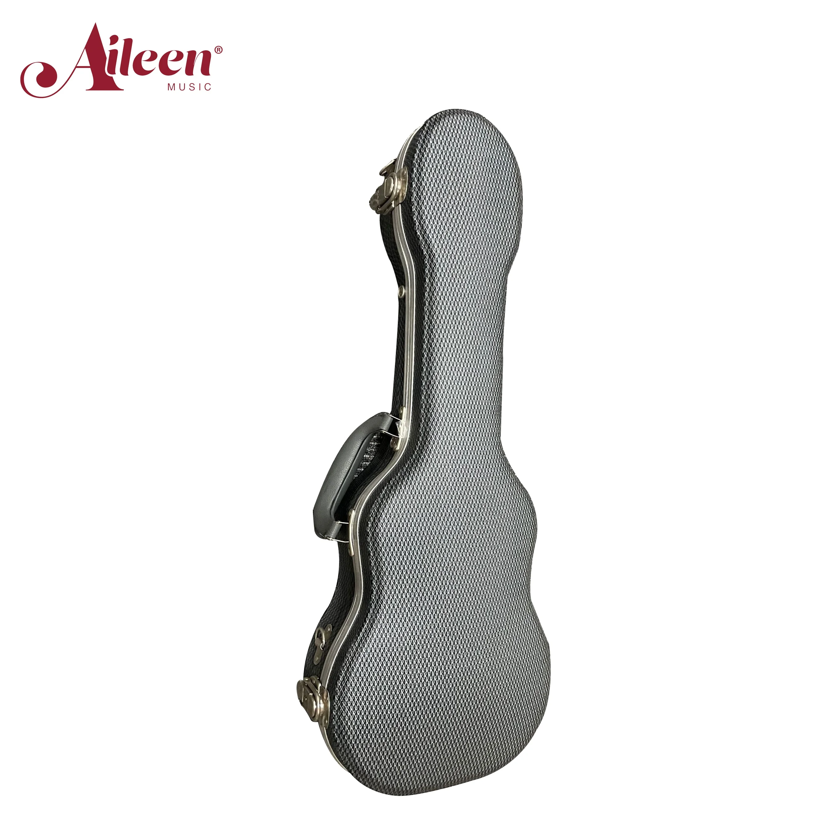 

21/23 inch high quality ABS ukulele case (CSU-A001), Grey/red