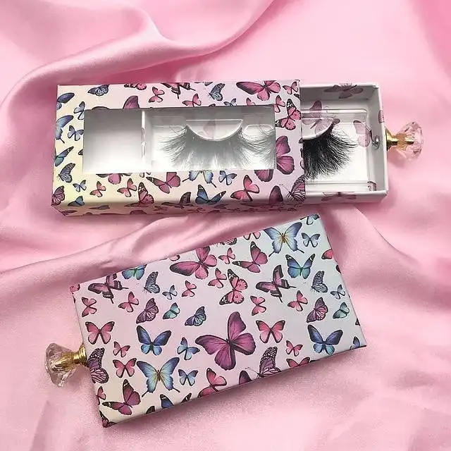 

sweet candy eyelash case eyelash vendor customized lash boxes oem for full strip lashes bulk, Black