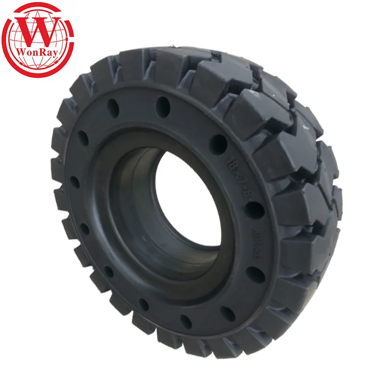 

Offroad Forklift Machinery Parts Rubber Wheel 18x7-8 18*7-8 Linde With Holes